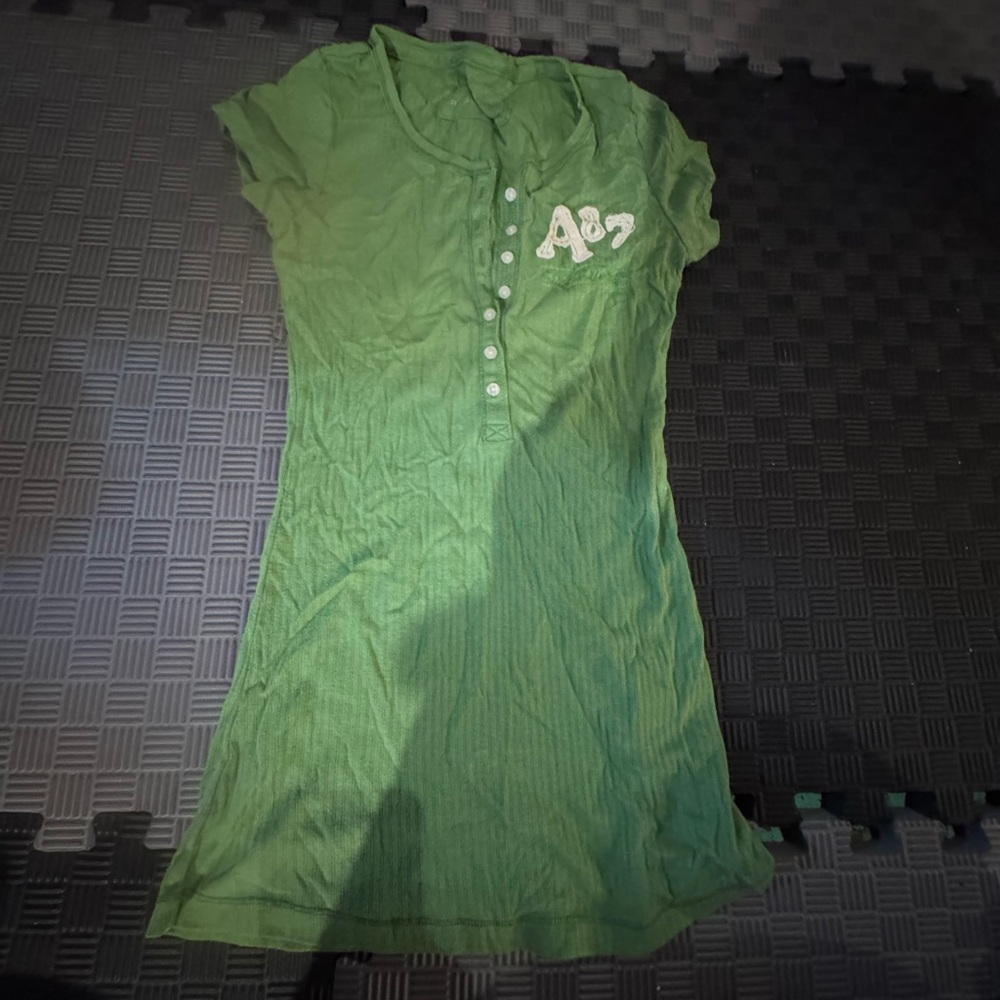 Aeropostale Vibrant Green Top with Logo